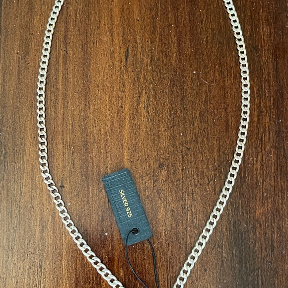 Sterling Silver Heart Charm Necklace - NWT - Made in Italy  Silver 925 - Picture 4 of 5